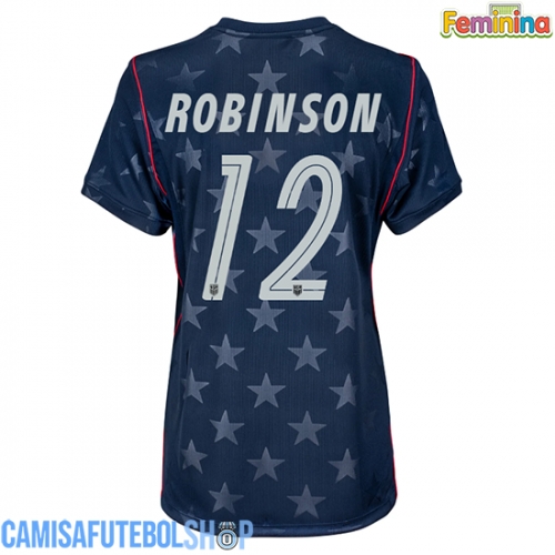 Camisa de time de futebol Estados Unidos Miles Robinson #12 Replicas 2º Equipamento Feminina Mundo 2026 Manga Curta